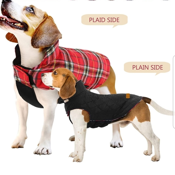 Kuoser Plaid Dog Jacket - Picture 6 of 13